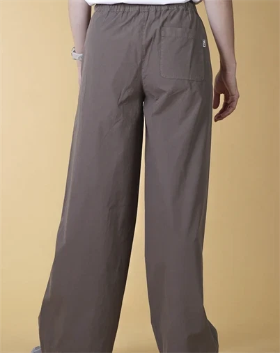 Elsk - Poplin Womens Bukser - Mossy Bark